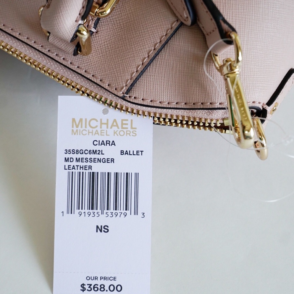 NWT Michael Kors Medium Ciara Ballet Messenger Bag - Picture 8 of 8